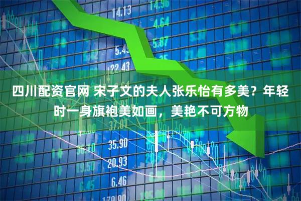 四川配资官网 宋子文的夫人张乐怡有多美？年轻时一身旗袍美如画，美艳不可方物